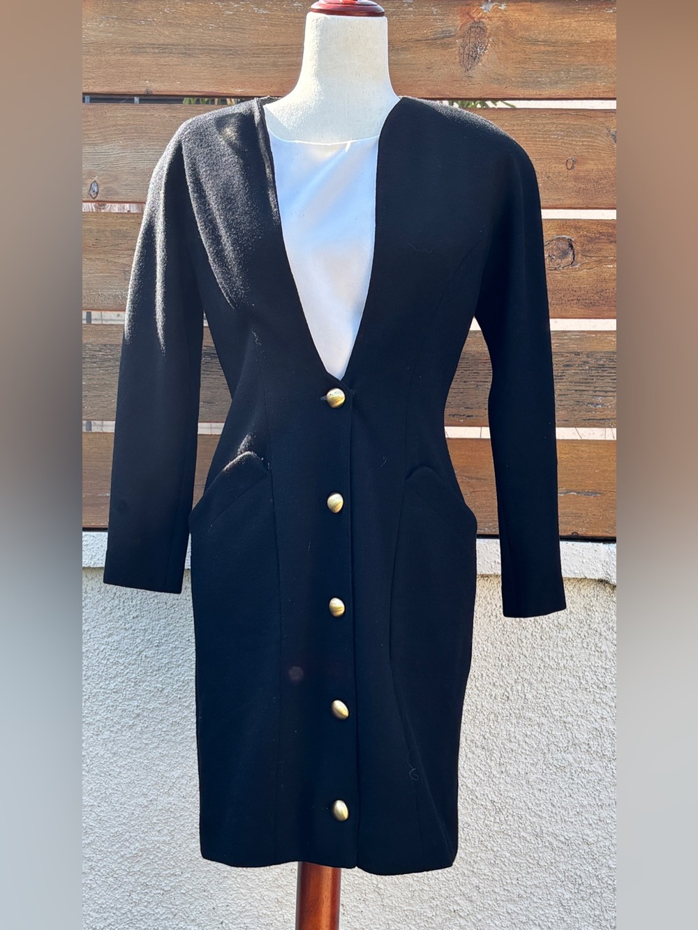 80’s Vintage Ronnie Heller MJ Wool dress